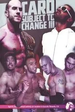 Póster de PWG: Card Subject To Change III