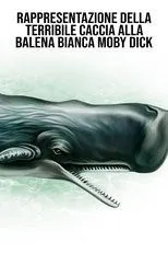 Póster de Rappresentazione della terribile caccia alla balena bianca Moby Dick