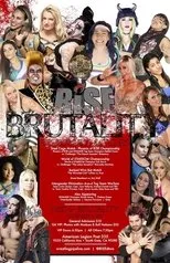 Póster de RISE Wrestling. RISE 6 Brutality