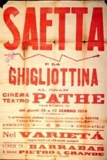 Póster de Saetta e la ghigliottina