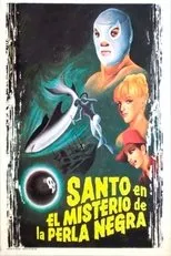 Póster de Santo en el misterio de la perla negra