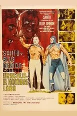 Póster de Santo y Blue Demon vs Dracula y el Hombre Lobo