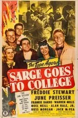 Póster de Sarge Goes to College