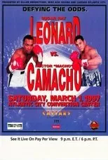Póster de Sugar Ray Leonard vs Hector Camacho