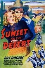 Póster de Sunset on the Desert