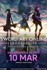 Póster de Sword Art Online Progressive: Aria de una Noche sin Estrellas