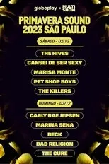 Póster de The Killers - Primavera Sound São Paulo 2023