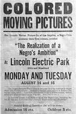 Póster de The Realization of a Negro's Ambition