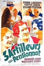 Póster de Trois artilleurs au pensionnat