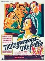 Póster de Trois garçons, une fille