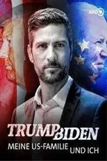 Póster de Trump, Biden, meine US-Familie und ich