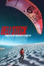 Póster de Ueli Steck - Paraglides Between Mountains In The Swiss Alps