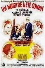Póster de Un meurtre a été commis