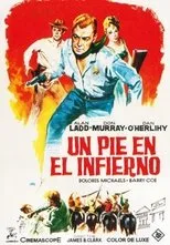 Póster de Un pie en el infierno
