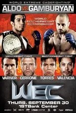 Póster de WEC 51: Aldo vs. Gamburyan