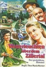 Póster de Wetterleuchten über dem Zillertal