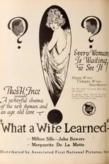 Póster de What a Wife Learned