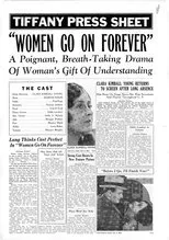 Póster de Women Go on Forever