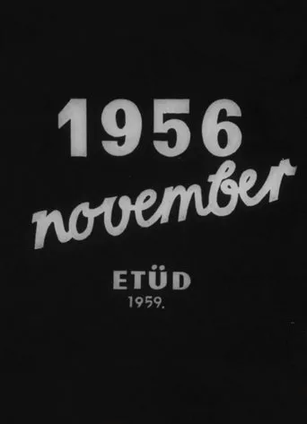 Póster de 1956 november