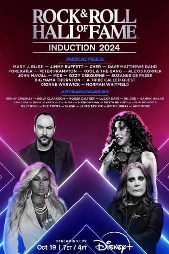 Póster de 2024 Rock & Roll Hall of Fame Induction Ceremony