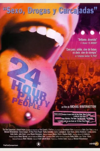 Póster de 24 Hour Party People