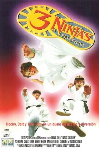 Póster de 3 Ninjas Peleones (1995) con Rick Avery como Cowboy Thug Fighting Grandpa at Indian Ceremony (uncredited)