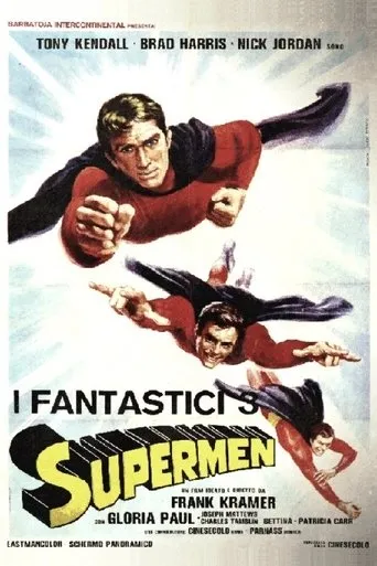 Póster de 3 Superhombres (1967) con Thomas Reiner como Golem's Henchman