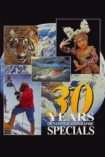 Póster de 30 años de documentales de National Geographic