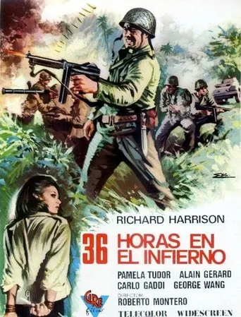 Póster de 36 Horas en el Infierno (1969) con Bruno Piergentili como Bronx