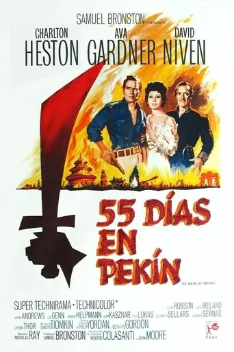 Póster de 55 Días En Pekín