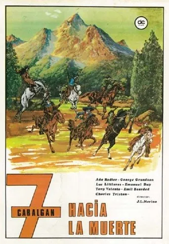 Póster de 7 cabalgan hacia la muerte