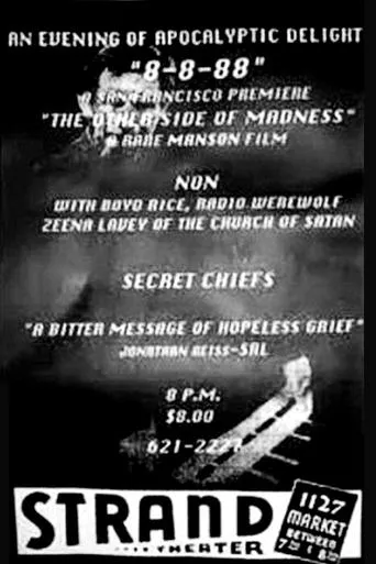 Póster de 8-8-88 Church of Satan Mansonite Rally