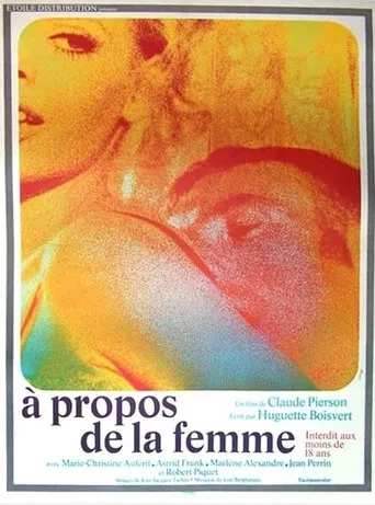 Póster de À propos de la femme
