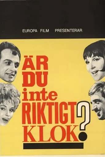 Póster de Är du inte riktigt klok?