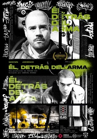 Póster de Él, detrás del arma