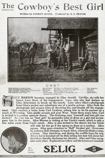 Póster de A Cowboy's Best Girl