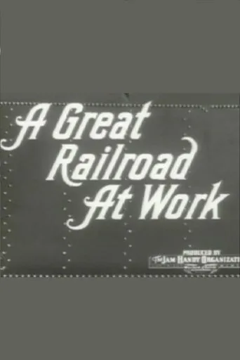Póster de A Great Railroad at Work