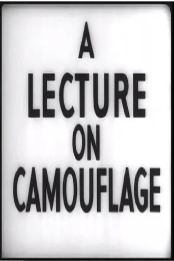 Póster de A Lecture on Camouflage