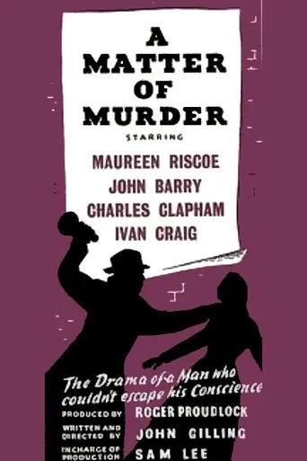 Póster de A Matter of Murder