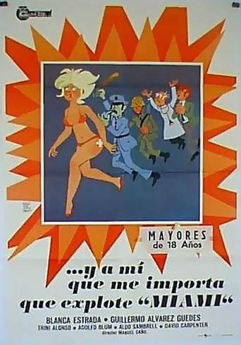 Póster de A mí qué me importa que explote Miami
