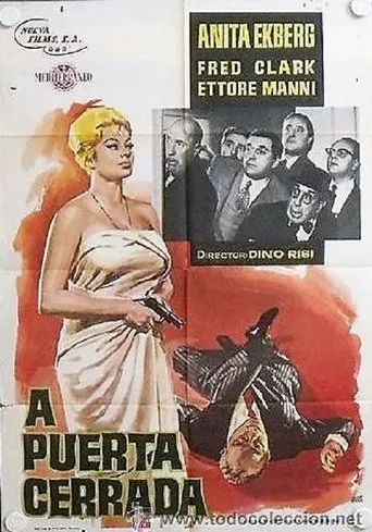 Póster de A puerta cerrada (1961) con Béatrice Altariba como La sposina