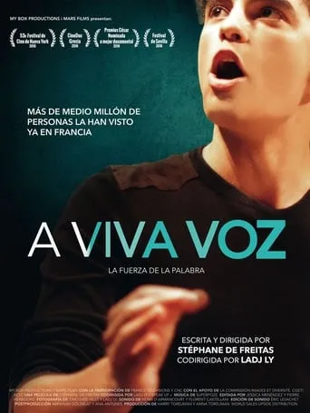 Póster de A viva voz (2017) con Édouard Baer como Guest of Honour