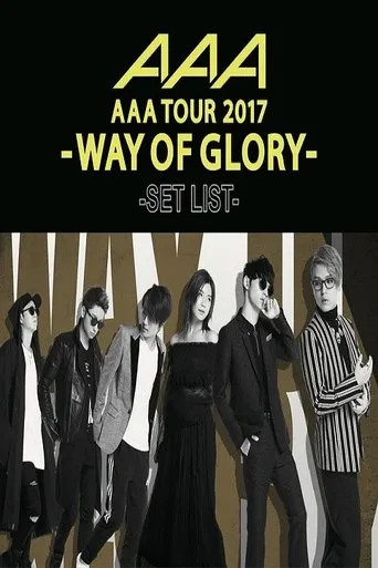 Póster de AAA DOME TOUR 2017 -WAY OF GLORY-