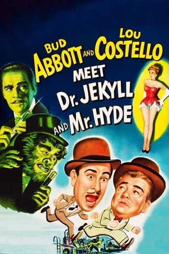Póster de Abbott y Costello contra el Dr. Jekyll y Mr. Hyde (1953) con Craig Stevens como Bruce Adams