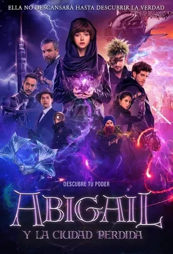 Póster de Abigail y la ciudad perdida (2019) con Eddie Marsan como Jonathan Foster