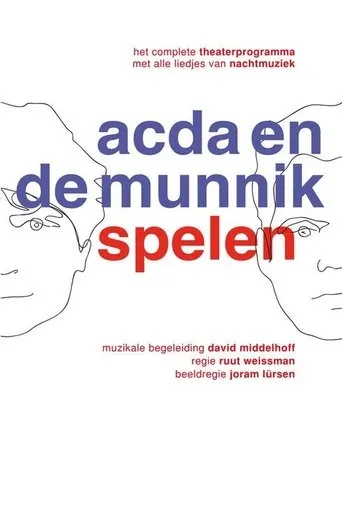 Póster de Acda & de Munnik: Spelen