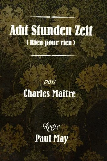 Póster de Acht Stunden Zeit