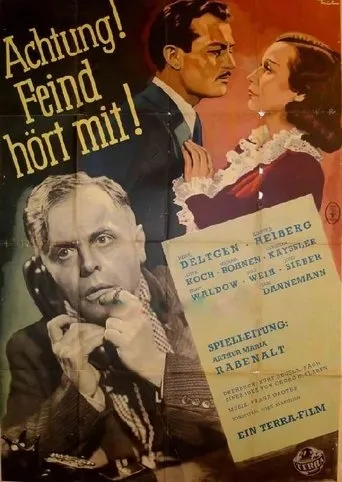 Póster de Achtung! Feind hört mit!