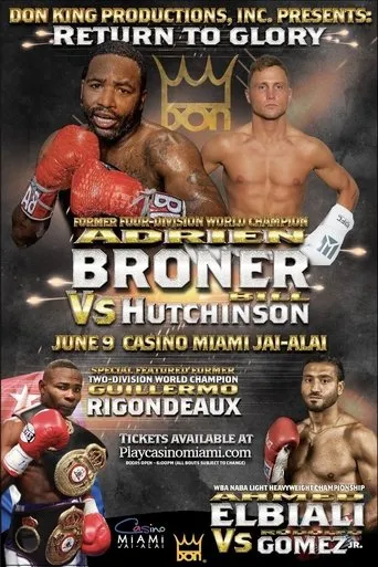 Póster de Adrien Broner vs. Bill Hutchinson