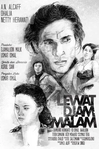 Póster de After the curfew (1954) con R.D. Ismail como Gunawan